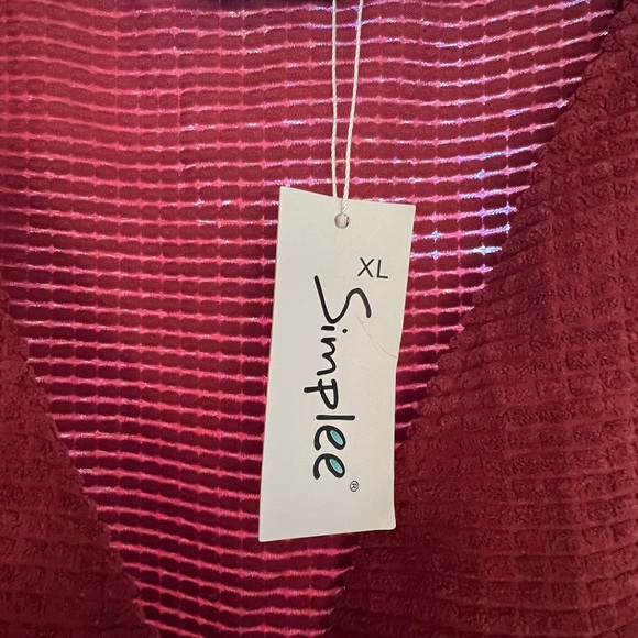 Simplee XL Faux Wrap Dress NWT - Picture 5 of 5